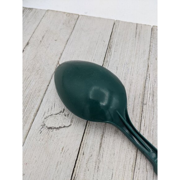 Vintage Nylon Ware No 657 Green Nylon Plastic Solid Spoon 11" - Picture 6 of 7